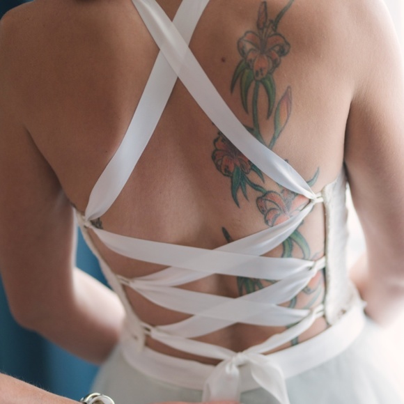 Lillian Wild skirt and top wedding set - Picture 7 of 11